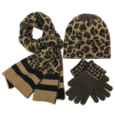Traje Estampado Leopardo Europeo Cálido y Grueso - Image 3
