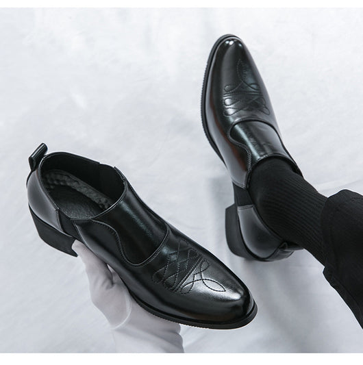 Zapatos Formales de Cuero para Hombre con Altura Aumentada - Image 9