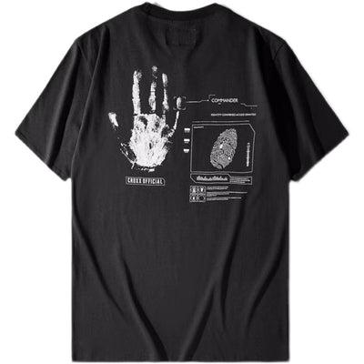 Playera Negra Cinco Cuartos Versátil para Hombre - Image 10