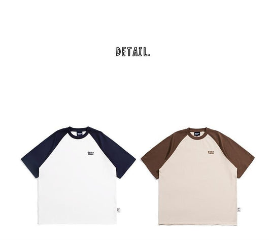 Camiseta Raglan Casual Japonesa para Hombre - Corte Relajado - Image 10