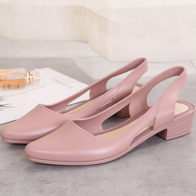 Zapato Casual de Tacón Cuña Medio con Punta Única - Image 2