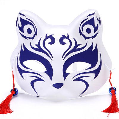 Máscaras de Gato y Zorro Estilo Japonés para Disfraz y Presentaciones Infantiles - Image 40
