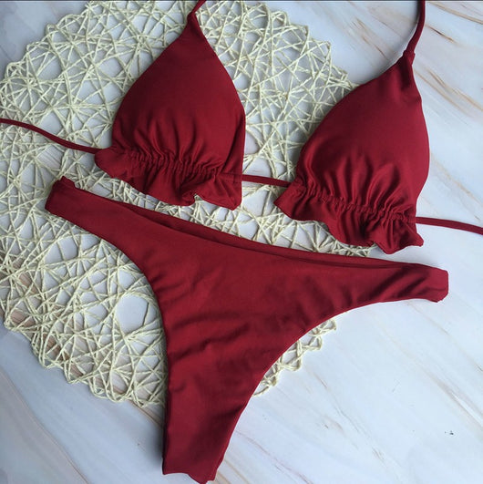 Bikini Entallado con Cordones Ajustables - Image 11