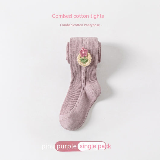Leggings Infantiles de Cintura Alta Elástica Gruesos - Image 16