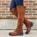 Botas de Cuero Impermeables para Mujer - Tacón Bajo Elegante - Image 3