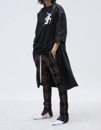 Pantalones Casuales de Cuadros con Cierre para Otoño e Invierno - Image 8