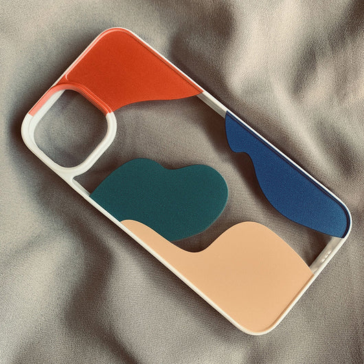 Funda para Celular 13" Geométrica con Bloques de Color Contrastante - Image 9