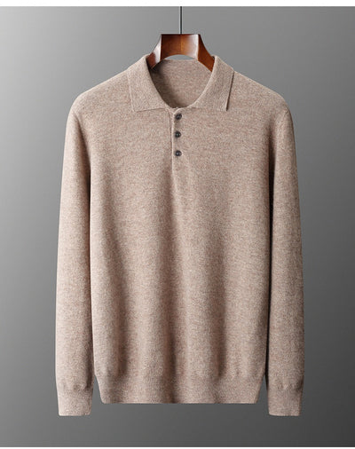 Suéter de Cachemira para Hombre con Cuello Solapa - Image 31