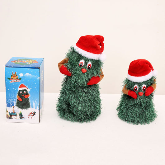 Muñeco Navideño Interactivo Musical - Papá Noel y Árbol de Navidad Eléctrico - Image 3