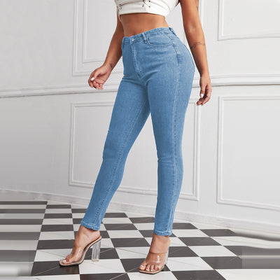 Pantalones Ajustados de Cintura Alta para Mujer - Image 5