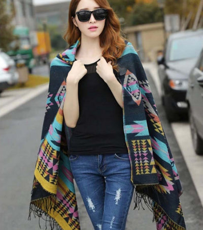 Capa Bohemia Retro con Cierre de Cuerno - Estilo Étnico para Otoño e Invierno - Image 8