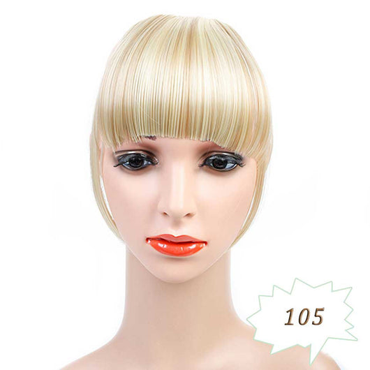 Flequillo Postizo 3D con Clip - Extensiones de Cabello - Image 7