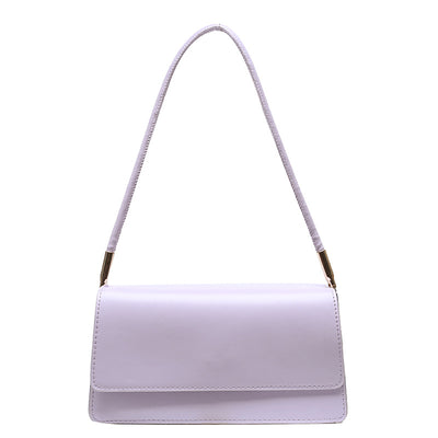 Bolsa de Hombro Única en Color Sólido para Mujer - Image 13