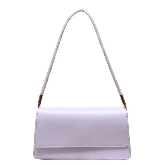 Bolsa de Hombro Única en Color Sólido para Mujer - Image 13