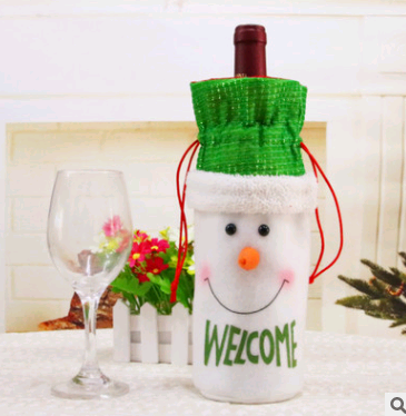 Juego de Botellas Decorativas Navideñas para Vino y Champagne - Image 23