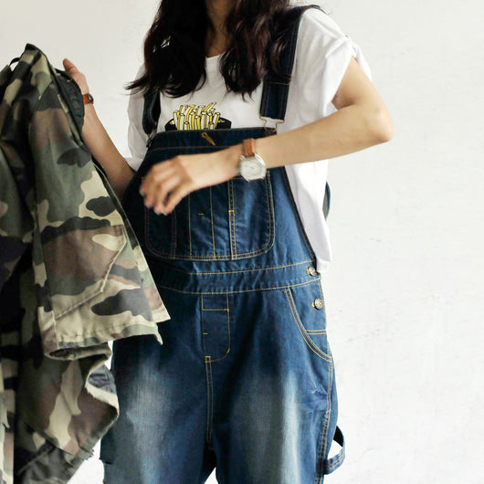 Pantalones Vaqueros Anchos Deslavados para Mujer - Estilo Casual Holgado - Image 4