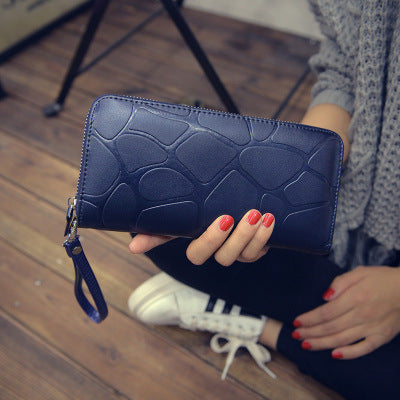 Cartera de Piedra PU - Diseño Minimalista y Duradero