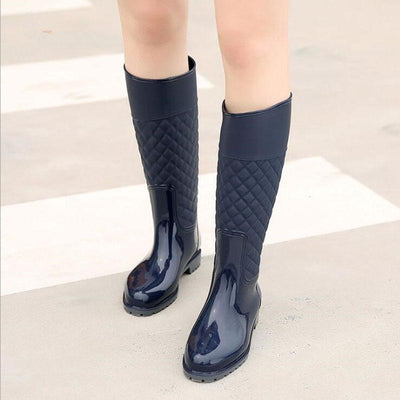 Botas de Lluvia Altas para Mujer con Diseño de Celosía - Image 2