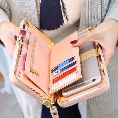Cartera Clutch Multifuncional con Moño - Gran Capacidad - Image 3