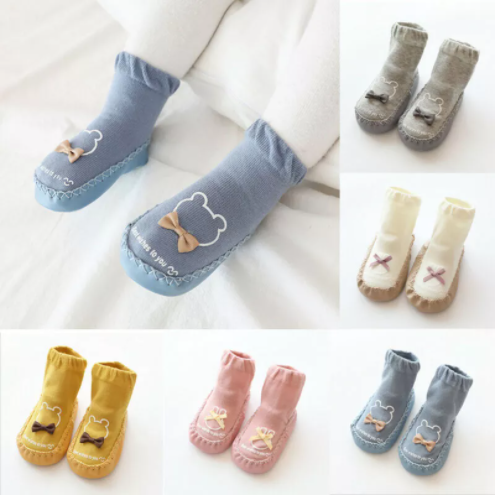 Calcetines Antideslizantes para Bebés y Niños - Diseño Infantil Divertido en Algodón