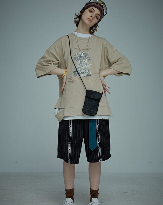 Playera Holgada Man Yinshan Tide - Comodidad Urbana - Image 4