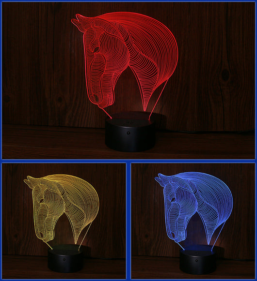 Lámpara LED Nocturna Cabeza de Caballo - Image 6