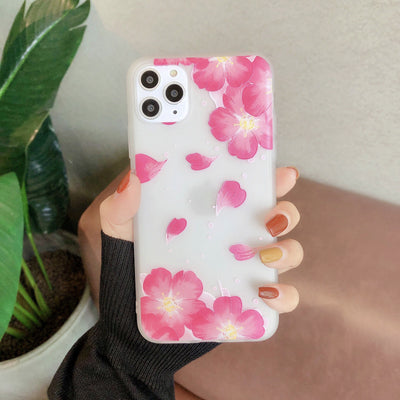 Funda Floral Transparente Creativa para Celular - Image 9