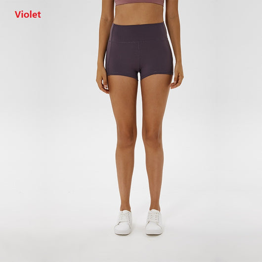 Shorts Deportivos Mujer Cintura Alta Control Abdominal Nylon Suave - Image 16