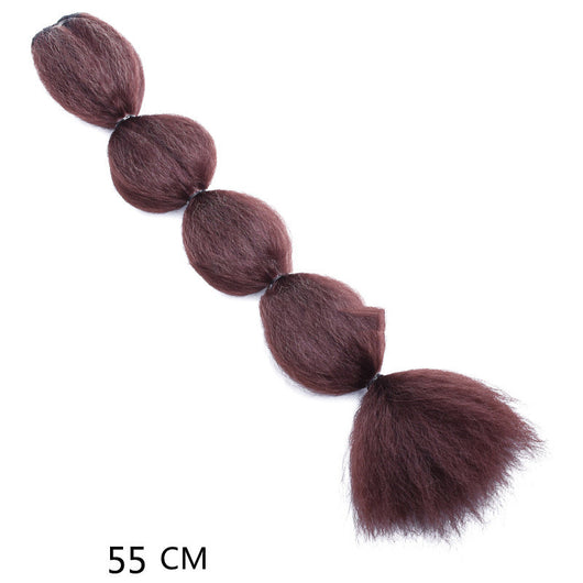 Cola de Caballo Larga Efecto Burbuja - Peluca Voluminosa para Mujer - Image 24
