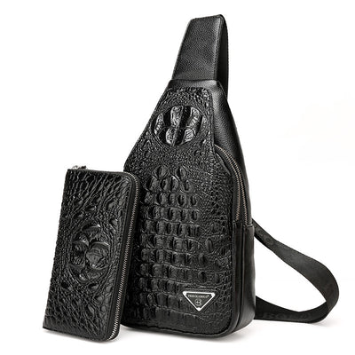 Bolsa de Pecho con Patrón para Hombre - Mochila Cruzada y Cintura - Image 8
