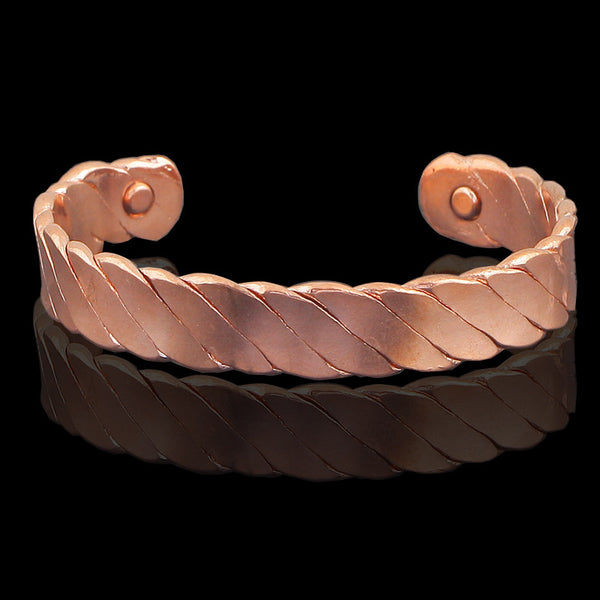 Pulsera Magnética de Cobre Oro Rosa