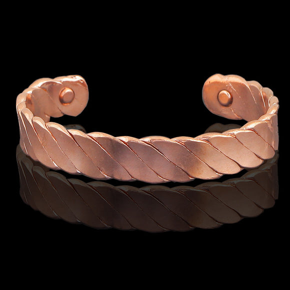 Pulsera Magnética de Cobre Oro Rosa
