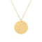 12 constellation tag fashion diamond-studded titanium steel necklace female Dorado Aries