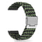 W Pattern Negro Verde 20 Mm
