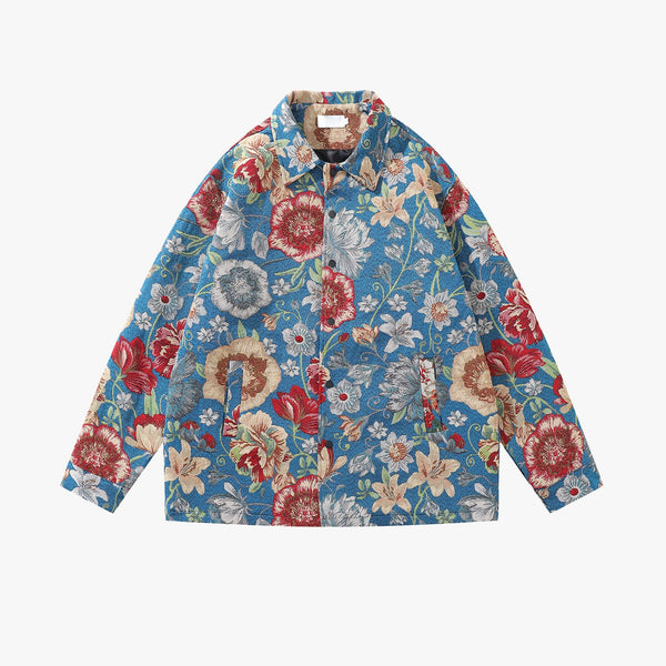 Camisa Suelta Multicolor de Manga Larga para Hombre y Mujer