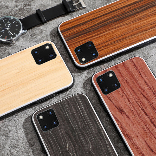 Funda de Madera Maciza Compatible para Teléfono