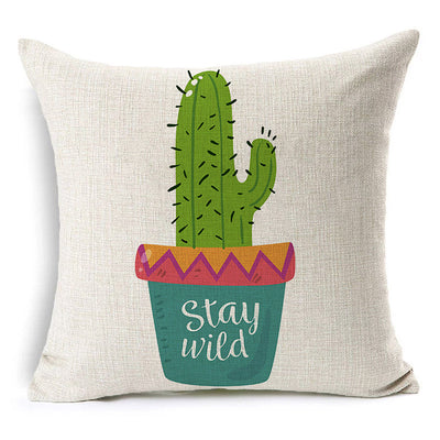 Funda de Almohada Decorativa con Letras en Blanco y Negro - Image 29
