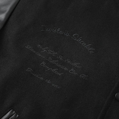 Chaqueta Bomber Retro Americana con Bordados y Costuras Artesanales - Image 19