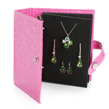 Organizador de Joyas de Cuero Premium - Caja Álbum para Aretes y Accesorios - Image 9