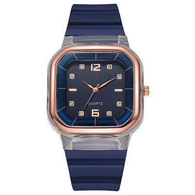 Reloj Infantil de Moda con Diamante de Silicona - Diseño Cuadrado para Niñas - Image 5