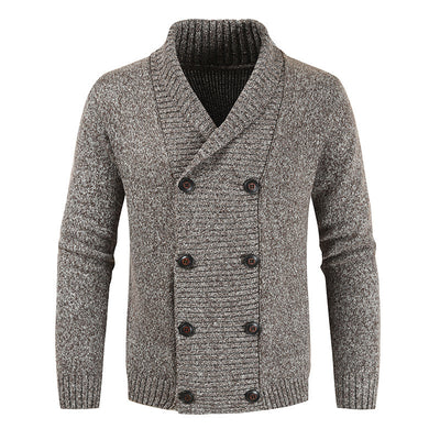 Cardigan Doble Abotonado Casual para Jóvenes - Image 2