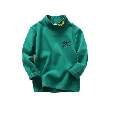 Camiseta Térmica Infantil de Cuello Alto - Algodón Puro para Niños y Niñas - Image 4