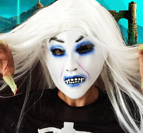 Tocado Fantasma Azul