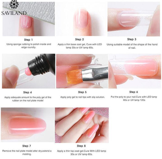 Adhesivo de Cristal para Extensiones de Uñas 15g - Acabado Brillante - Image 2