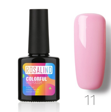 Gel UV para Uñas ROSALIND Color Sólido - Tratamiento Profesional Salón 10ml - Image 4