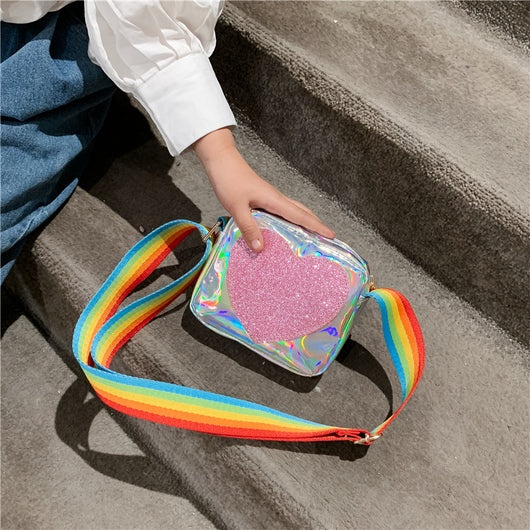 Bolso Infantil Corazón Láser para Hombro - Image 3