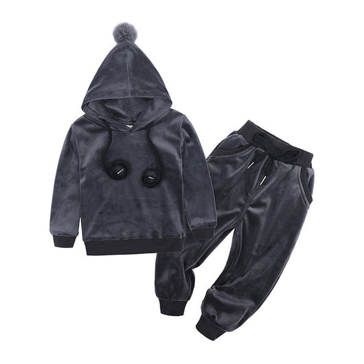 Traje Infantil de Terciopelo Dorado - Image 17