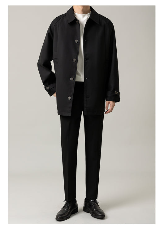 Chaqueta Suelta de Solapa para Hombre - Corte Medio - Image 15