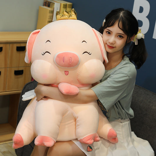 Peluche Angelical Cerdito - Juguete Suave y Adorable