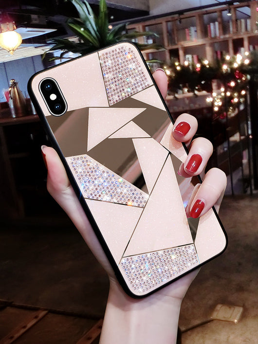 Funda para iPhone con Espejo y Cristales Brillantes - Image 12